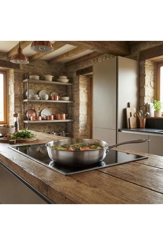 Sauteuse en acier inoxydable Gourmet - 24 cm