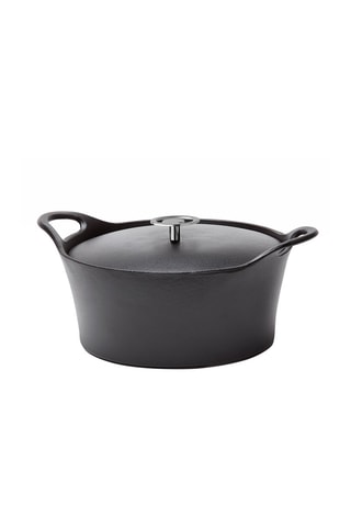 Panela de pressão redonda em ferro fundido esmaltado Volcan 
24 x 16,5 cm - 3,4 l