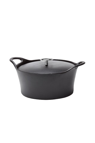 Panela de pressão redonda em ferro fundido esmaltado Volcan - 
20 x 12,5 cm - 1,6 l