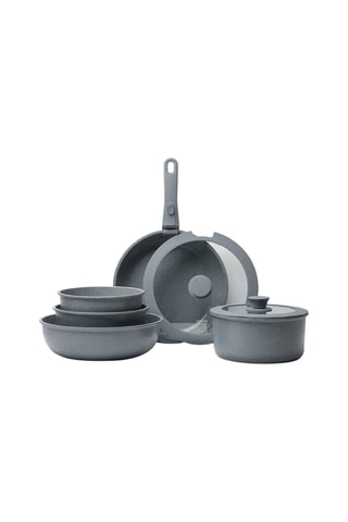 Batterie de cuisine en aluminium - 8 pièces
