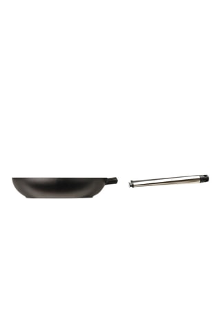 Poêle avec manche en acier inoxydable amovible - 20 cm