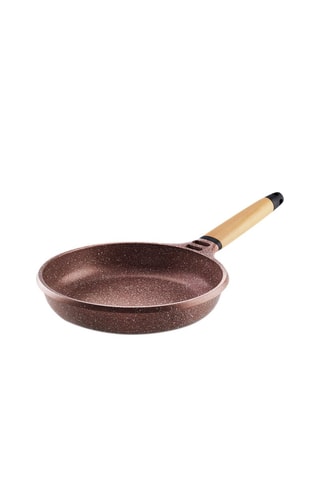 Poêle avec manche en bois de cèdre amovible - 20 cm