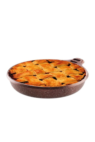 Poêle avec manche en bois de cèdre amovible - 20 cm
