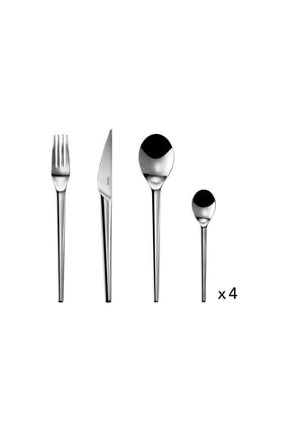 Set de couverts de table en acier inoxydable 18/10 - 16 pièces