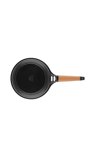 Poêle avec manche en bois de cèdre amovible - 18 cm