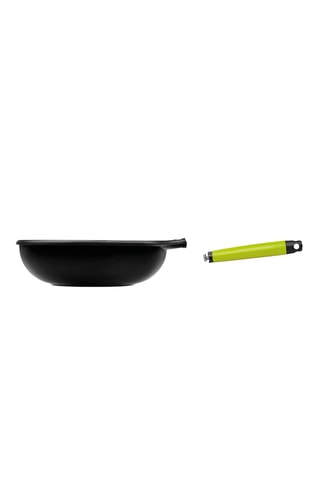 Wok avec manche amovible - 28 cm