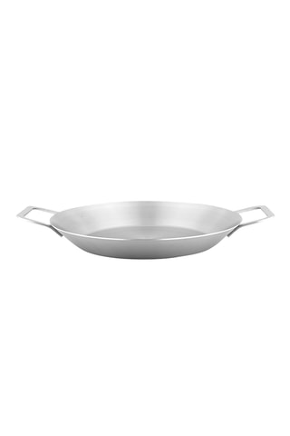 Sautoir à paella en acier inoxydable - 34 cm