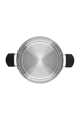 Faitout en acier inoxydable et silicone – 24 cm – 6 l