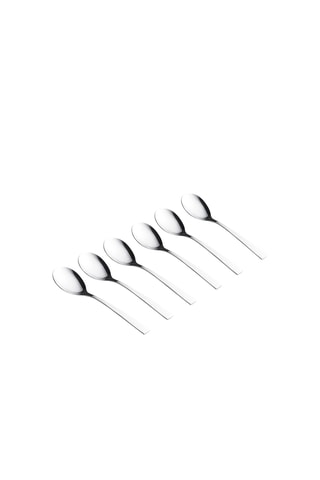 6 cuillères de table en acier inoxydable - 21 cm