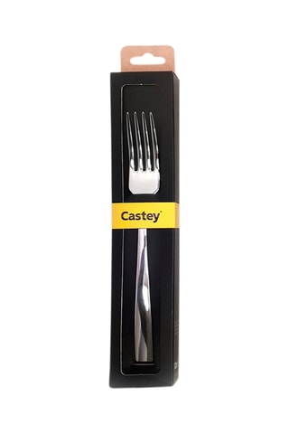 6 fourchettes de table en acier inoxydable - 24 cm