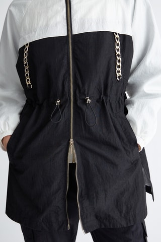 Parka à capuche - Noir