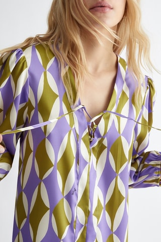 Robe taille basse - Multicolore