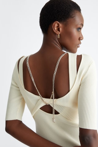 Robe midi - Blanc