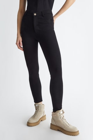 Pantalon taille haute - Noir