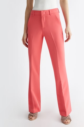 Pantalon taille haute - Rose