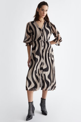 Robe chemise - Beige