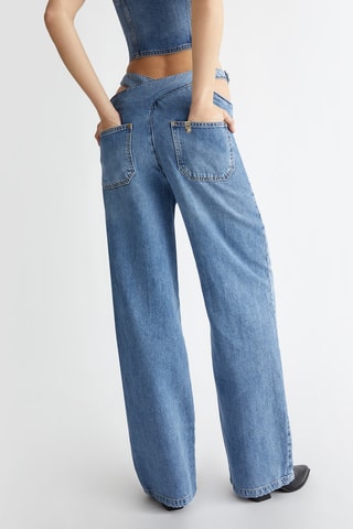 Jean wide legs - Bleu