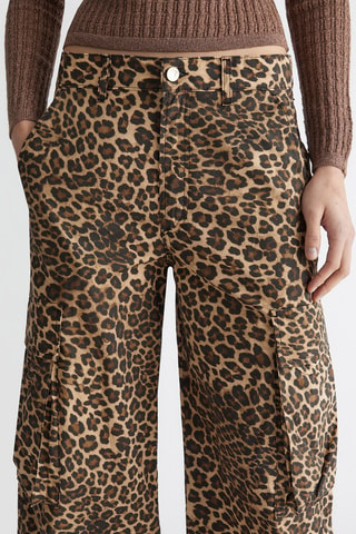 Pantalon regular - Beige