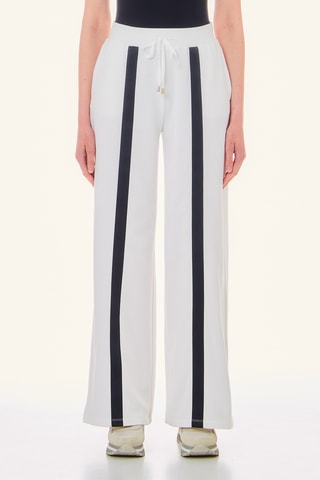 Pantalon taille haute - Blanc