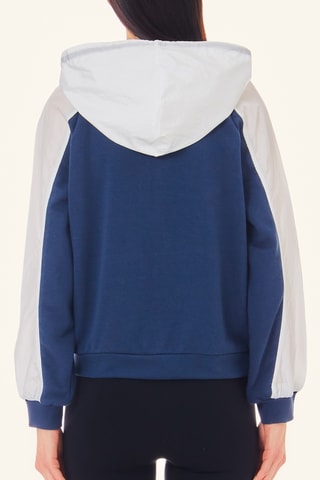 Sweat à capuche - Bleu