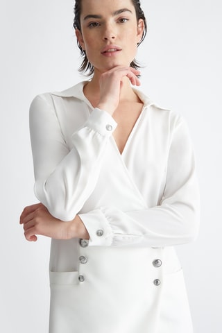 Robe portefeuille - Blanc