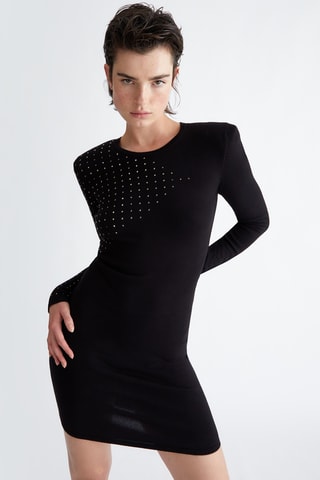 Robe fourreau - Noir