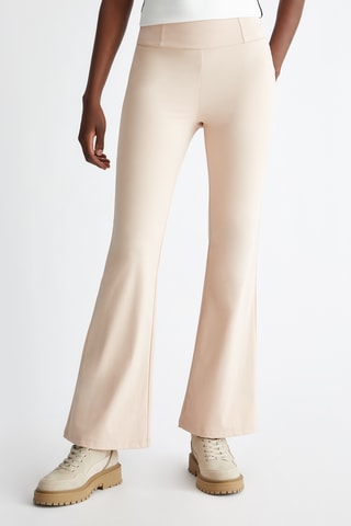Pantalon taille haute - Beige