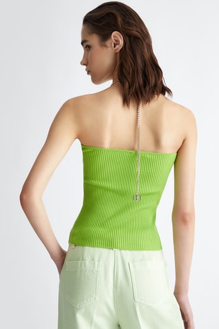 Top bustier - Vert