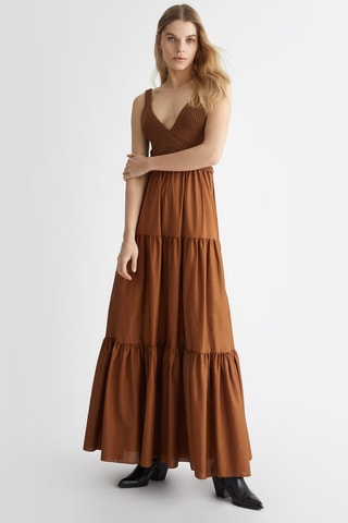 Robe longue - Marron
