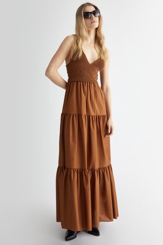 Robe longue - Marron