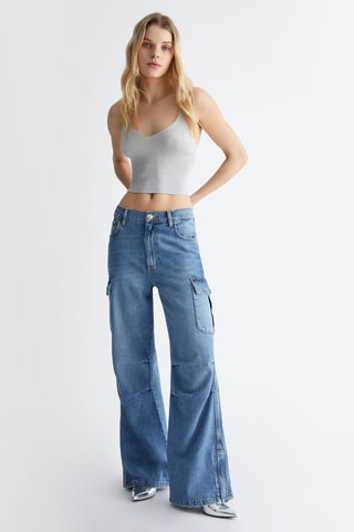 Crop top - Argenté