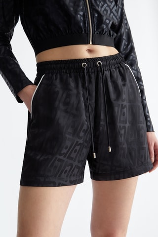 Pantalon 2-en-1 taille haute - Noir