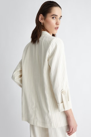 Veste de costume en lin - Blanc
