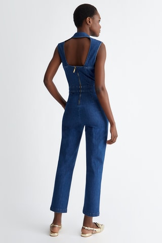 Combinaison en jean - Bleu