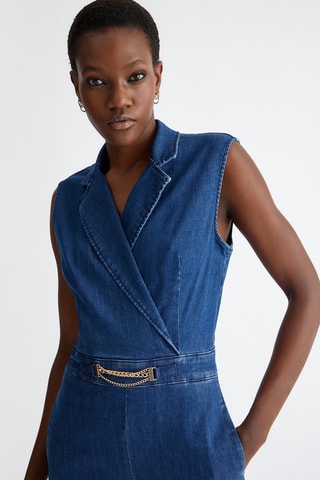 Combinaison en jean - Bleu