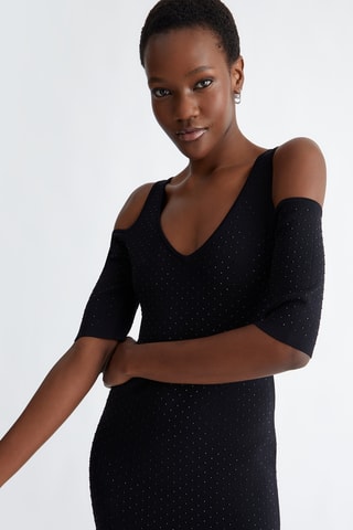 Robe fourreau - Noir