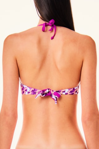 Haut de maillot push-up - Violet