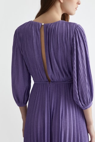 Robe plissée - Violet