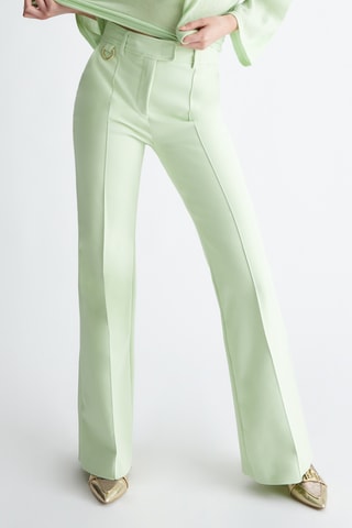 Pantalon wide legs - Vert clair