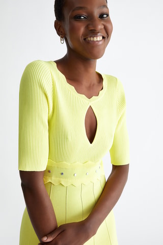 Robe patineuse - Jaune