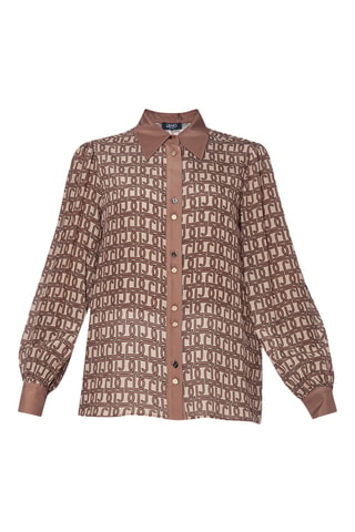 Chemisier en soie - Marron