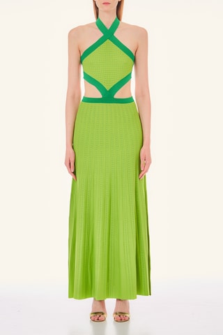 Robe longue - Vert