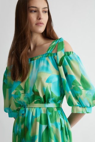 Robe droite - Turquoise