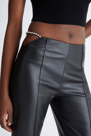Pantalon taille haute - Noir