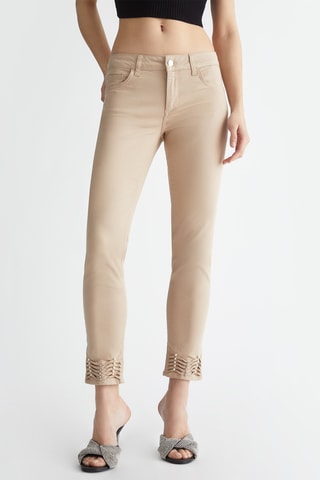 Pantalon regular - Marron clair