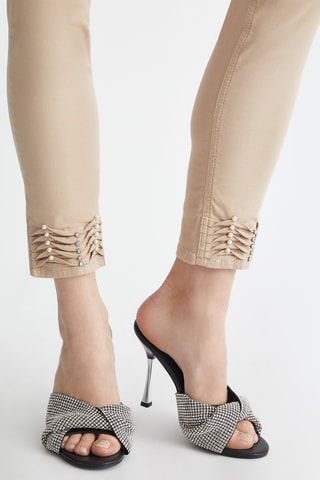 Pantalon regular - Marron clair