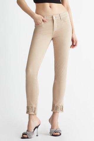 Pantalon regular - Marron clair