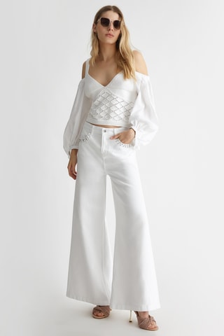 Crop top - Blanc