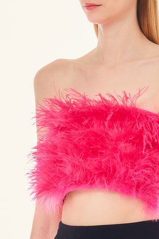 Crop top bustier - Rose