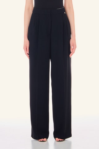Pantalon taille haute - Noir